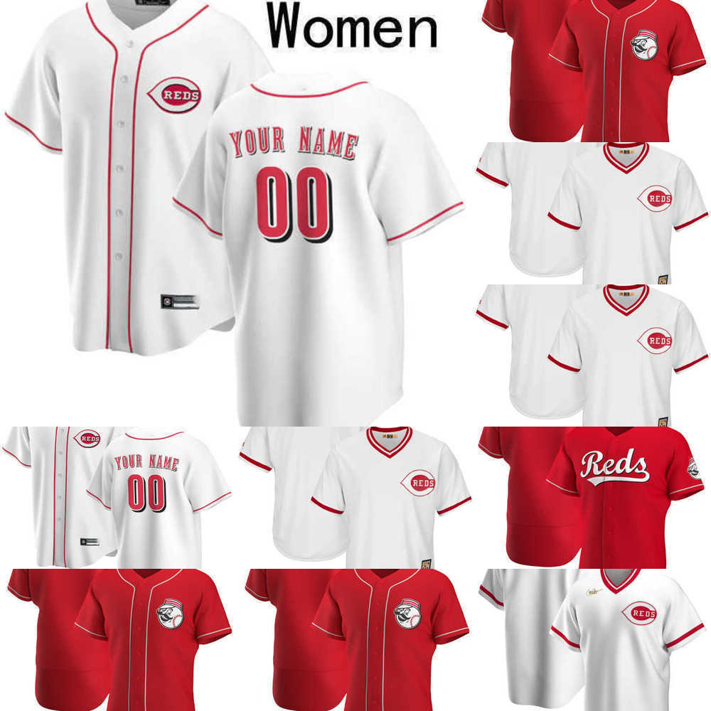 

Baseball Jersey Men Women Youth Cincinnati 19 Joey Votto 9 Moustakas 30 Ken Griffey Jr. 14 Pete Rose 5 Johnny Bench 11 Barry Larkin 7 Eugenio Suarez Reds, Colour