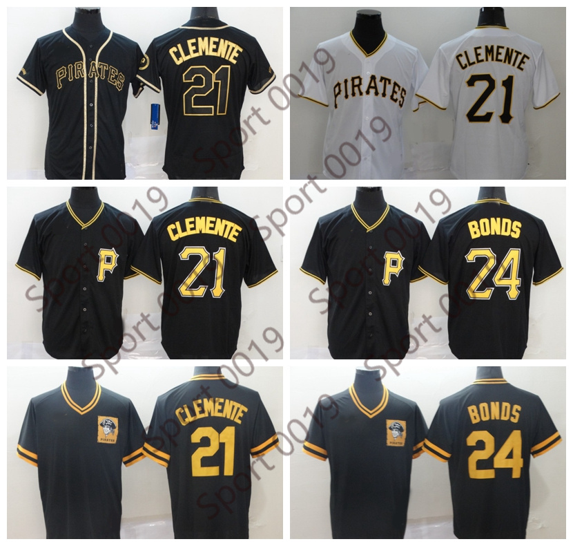

Baseball Jerseys 21 Roberto Clemente 24 Barry Bonds 8 stargell Pittsburgh''Pirates''Jerseys men women youth 1126, Nik logo