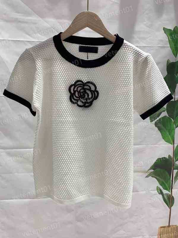 

Womens T-Shirt High Edition Miu Fashion Brand Print Embroidered Summer Crew Neck Comfort T-Shirts Luxury Designer Casual Tops 0912