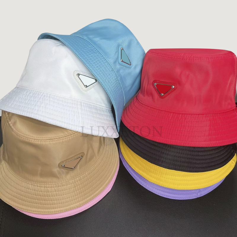 

New Brand Unisex Nylon Bucket Hats Women Sunscreen Panama Men Pure Color Sunbonnet Fedoras Outdoor Fisherman Beach Cap, Camel