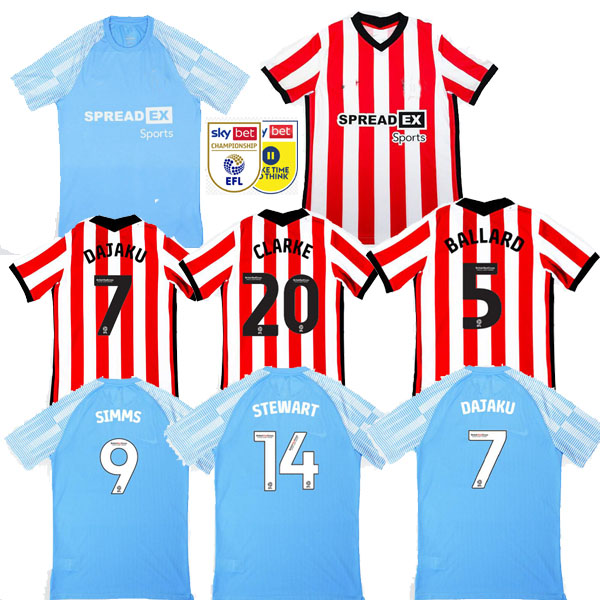 

22 23 SUNDERLAND soccer jerseys home away MEN KIDS kit 2022 2023 camiseta de futbol DAJAKU EMBLETON BROADHEAD Gooch O'NIEN third PRITCHARD Clarke football shirt, Away + patch