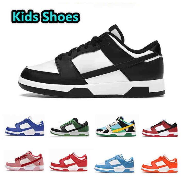 

New Childrens Designer Dunks Kids Skate Shoes Skate Toddler Sb Low Sneakers Boys Girls Unc Black White Panda Syracuse Chunky Lime Ice Tennis, 21