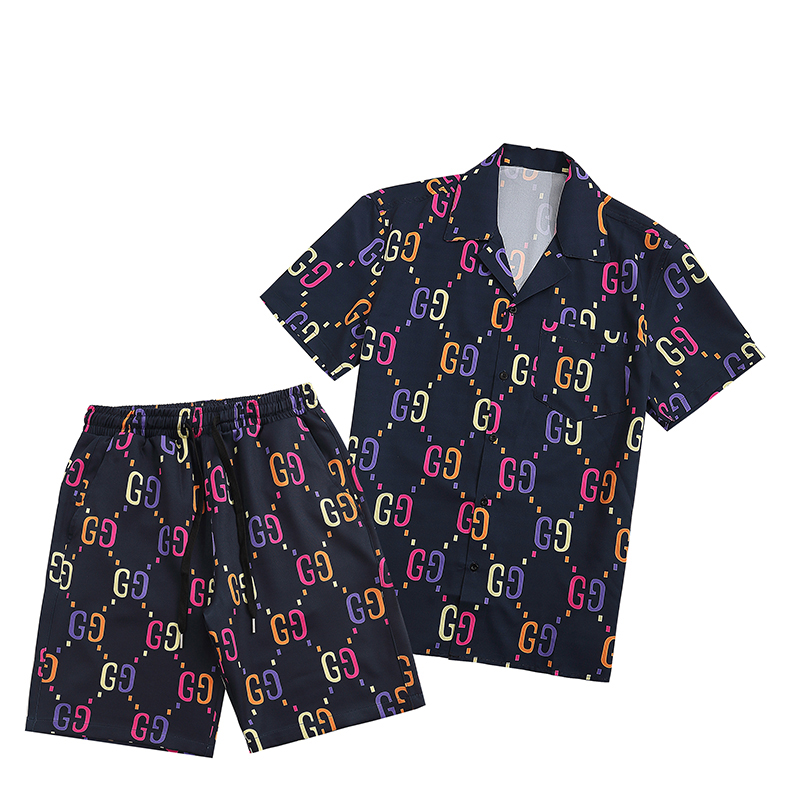 

2023 Summer Mens womens casual tracksuits fashion tops short sleeved shirt sets Sweat suits designer T-shirts shorts beach vacation full letters suit