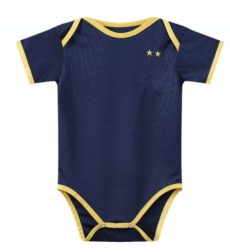 

Baby soccer jerseys 2022 national team 6-18 months baby crawling suit 2022 23 french Spains Brasils football shirt