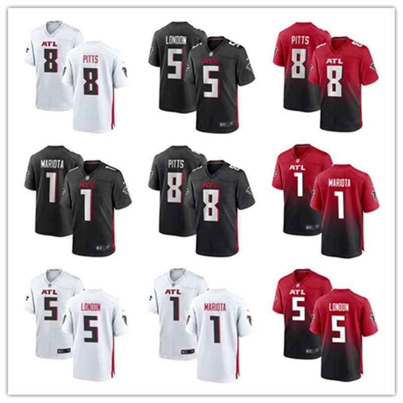 

Football Jerseys Men women youth Atlanta''Falcons''Jersey 8 Kyle Pitts 5 DRAKE LONDON 1 Marcus Mariota 18 Calvin''Ridley, Color