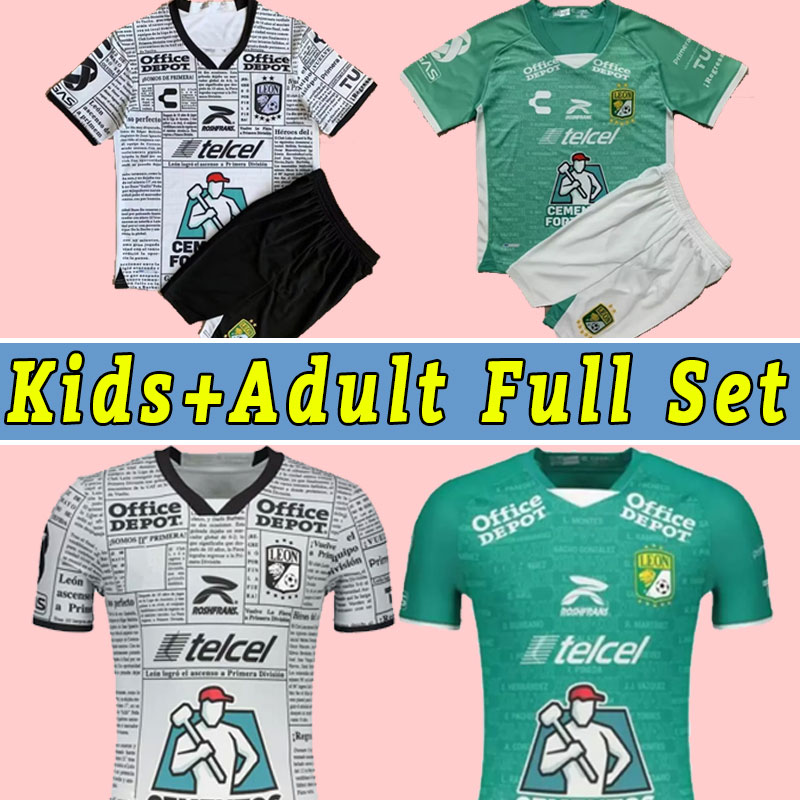 

22 23 Club Leon FC soccer jerseys Liga MX Leon 2022 2023 DAVILA BARREIRO MENESES FERNANDEZ RODRIGUEZ TESILLO RAMIREZ COLOMBATTO football shirts set men kids, Home+patch