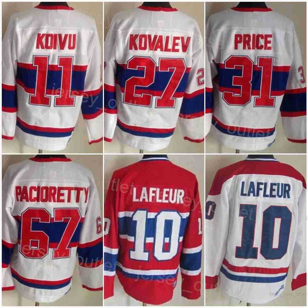 

Men Retro Hockey 10 Guy Lafleur Jersey Vintage Classic 11 Brendan Gallagher 27 Alex Kovalev 31 Carey Price 67 Max Pacioretty 76 PK Subban''Nhl''shirt, Red
