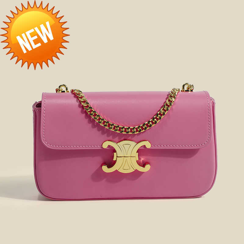 

Luxury Designer bags Lisa's same Triumphal Arch Old Flower armpit One shoulder cross body French stick Women's 2023 Autumn and Winter New Fashion Factory direct sales, Pink7