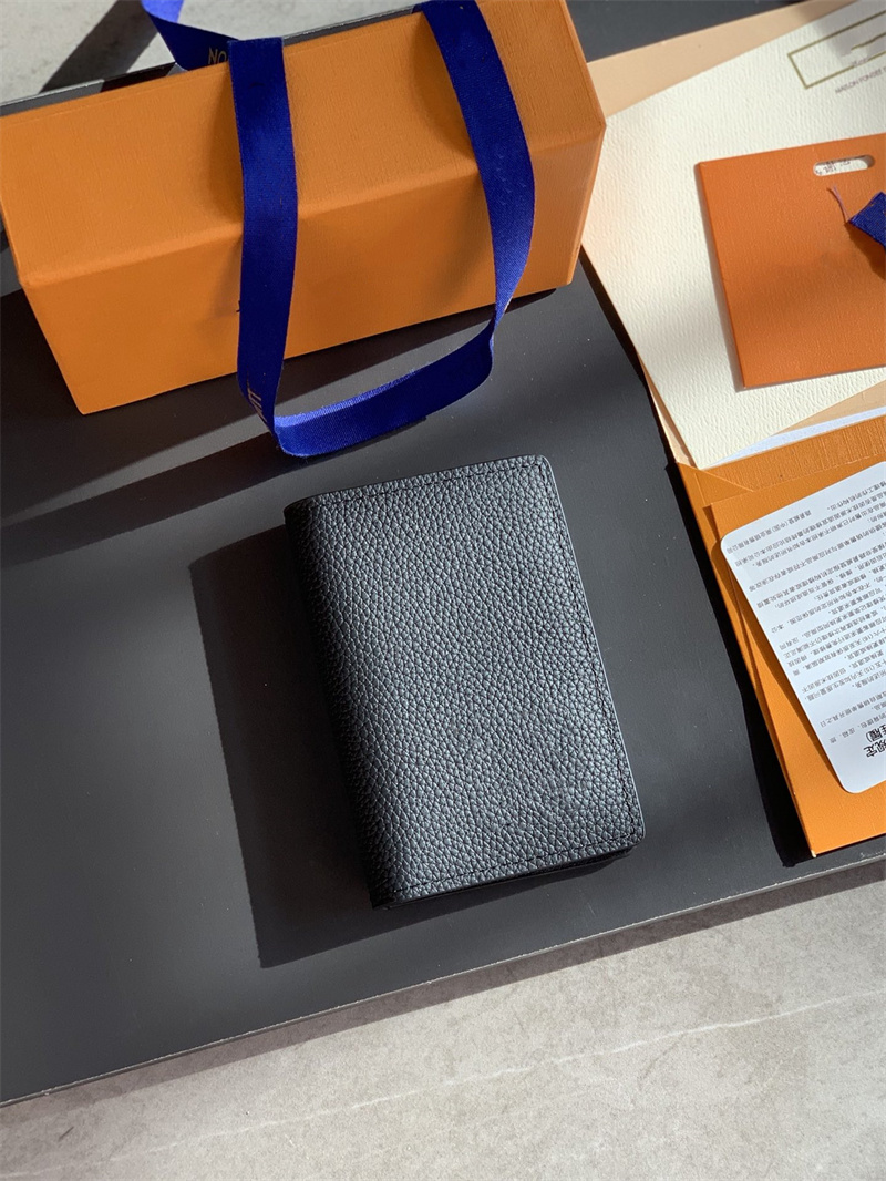 

Men Leather Short wallet Male Purses Money Clip Credit Card Dollar blue colour passport wallets card holder for man with box
