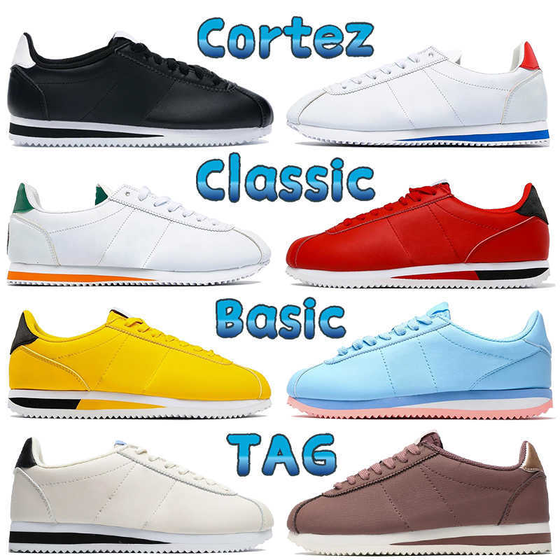 

Running Shoes Sneakers Trainers Basic Mens Triple Black White Nylon Metallic Gold 2022 Classic Cortez Forrest Gump Stranger Things Men Women, 04 black white