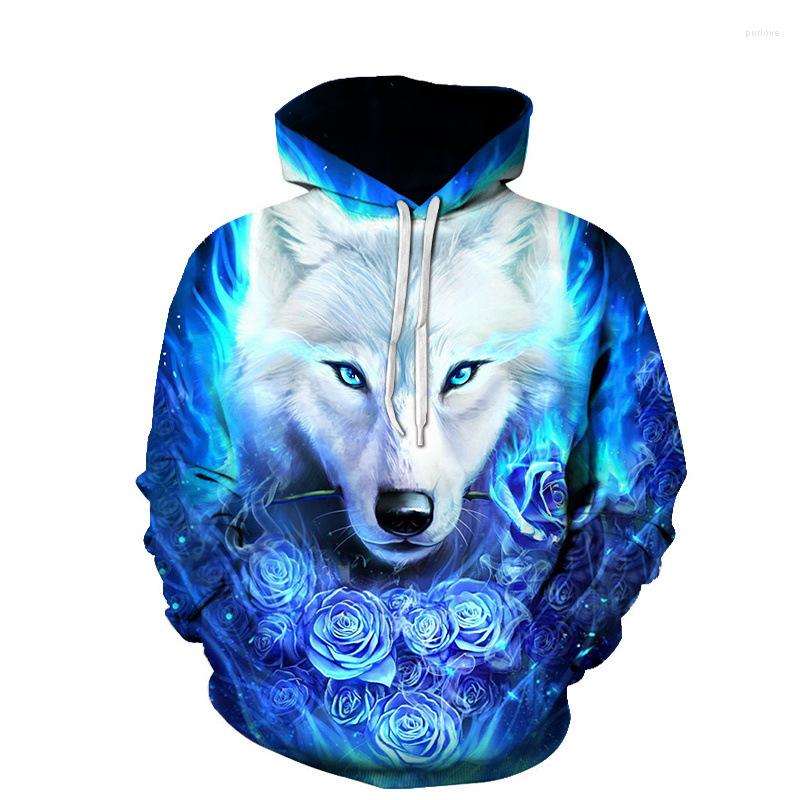 

Men' Hoodies 3D Wolf Long Sleeve Men Hooded Animal Printed Hoodie Sweatshirts Autumn Jackets Funny Hoody 2022 Fashion, Wt-212356