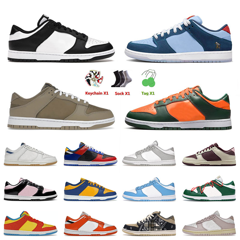 

2023 Skate Low Running Shoes Og Sneakers Black White Why So Sad Miami Hurricanes Judgo Grey UCLA Unc for Men Women Reverse Panda Trainers 36-48