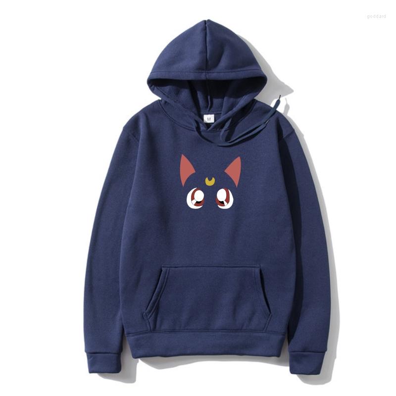 

Men's Hoodies Cotton Warm Men Outerwear Custom Printed Sailormoon - Women SweatSweaOuterwear, Orange