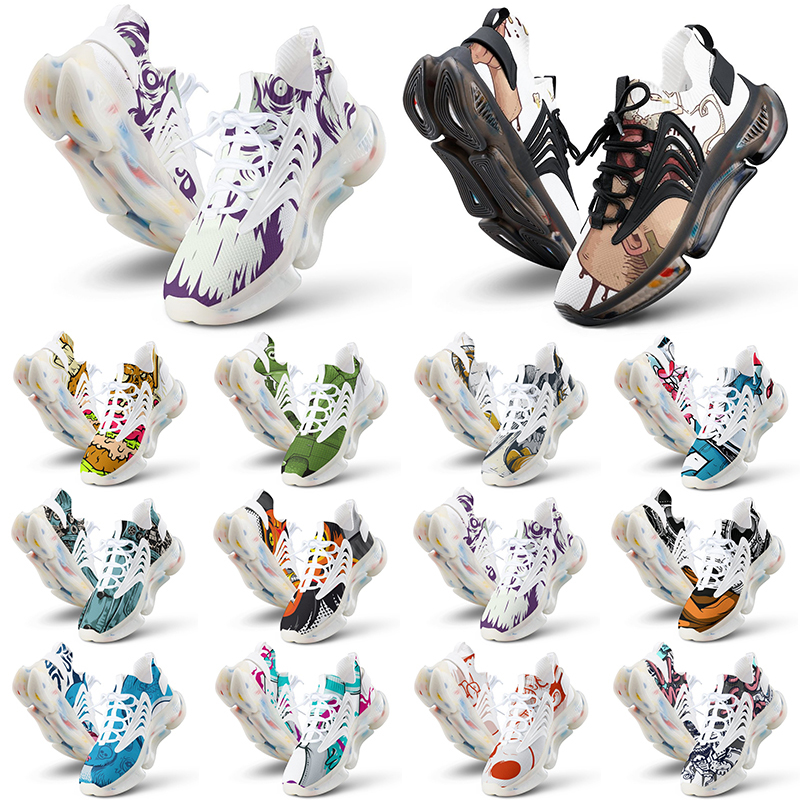 

customs shoes mens womens running shoes DIY multis color black whites grey triple red purple orange men customized sports sneakers trainers, 16