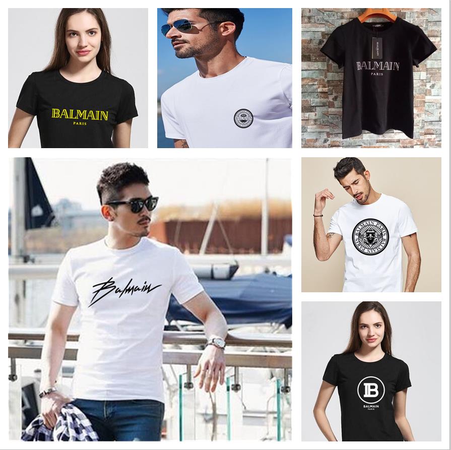 

Balmain Fashion Men's T-shirt Designer lv Women's T-shirt Men's casual chest gucci alphabet shirt Luxury clothing Street shorts sleeve clothing
