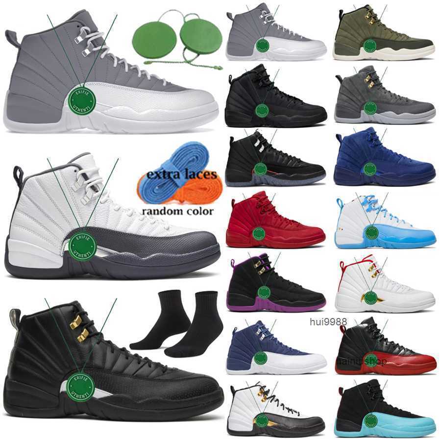 

2023 Basketball Shoes University Gold Gamma Racer Blue Dark Concord Royalty Indigo Game Royal French Taxi 12 Retros Men Jorde Jordens 12 Twist OG designer shoes, Color # 17