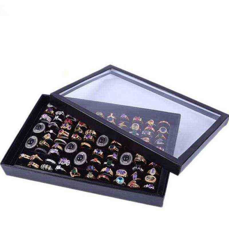 

Jewelry Boxes 100 Slots Rings Display Stand Storage Ring Organiz J220823