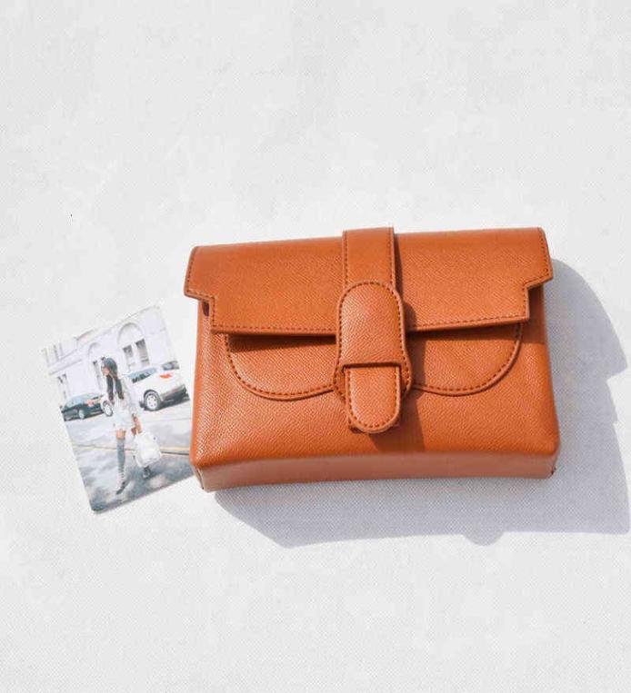 

Designers bags 2020 summer waist bag Korean aria contrast color single shoulder small chest women039s messenger minority design5509742, Light gray