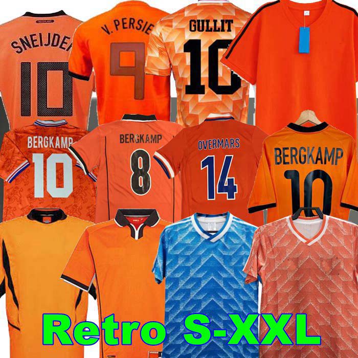 

1988 Retro Soccer Jerseys Van Basten 1997 1998 1994 BERGKAMP 96 97 98 Gullit Rijkaard DAVIDS football shirt kids kit Seedorf Kluivert CRUYFF Sneijder Netherlands, 97/98 home