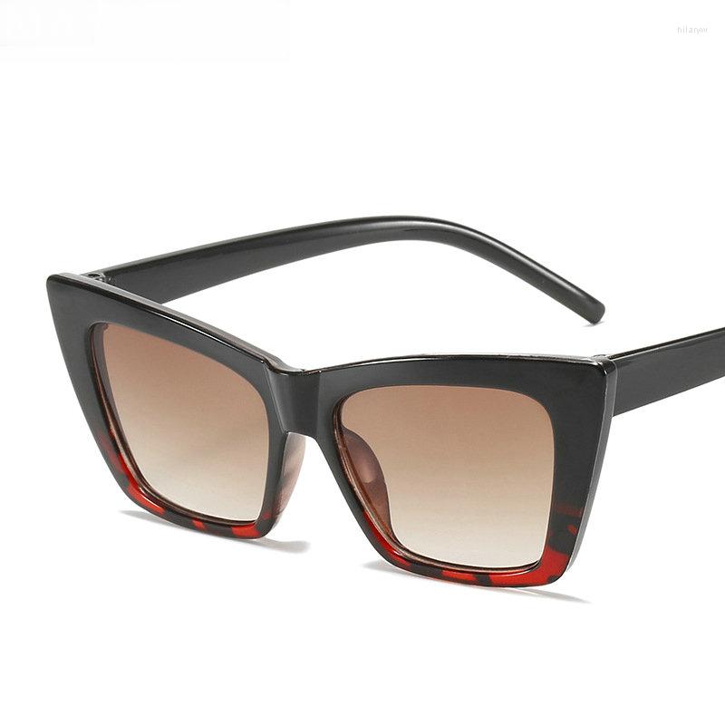 

Sunglasses 2022 Oversized Women Cateye Retro Glasses For Feminino
