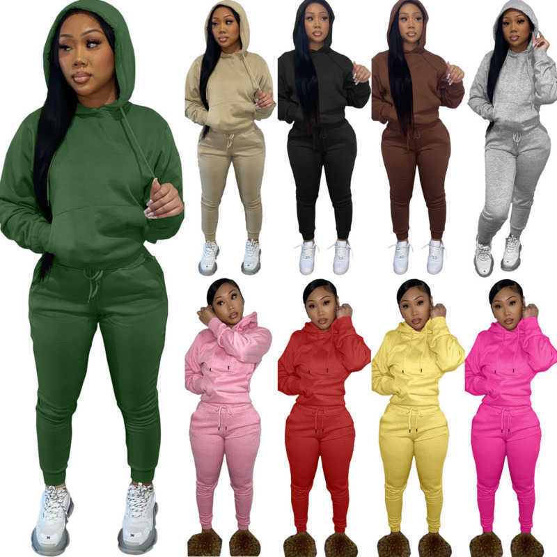 

Women Hoodies Pullover Tracksuits Fall And Winter 2 Piece Pants Outfits Long Sleeve Plush Sweater Sweatpants Tracksuit Sweatsuit -2xl, Purple