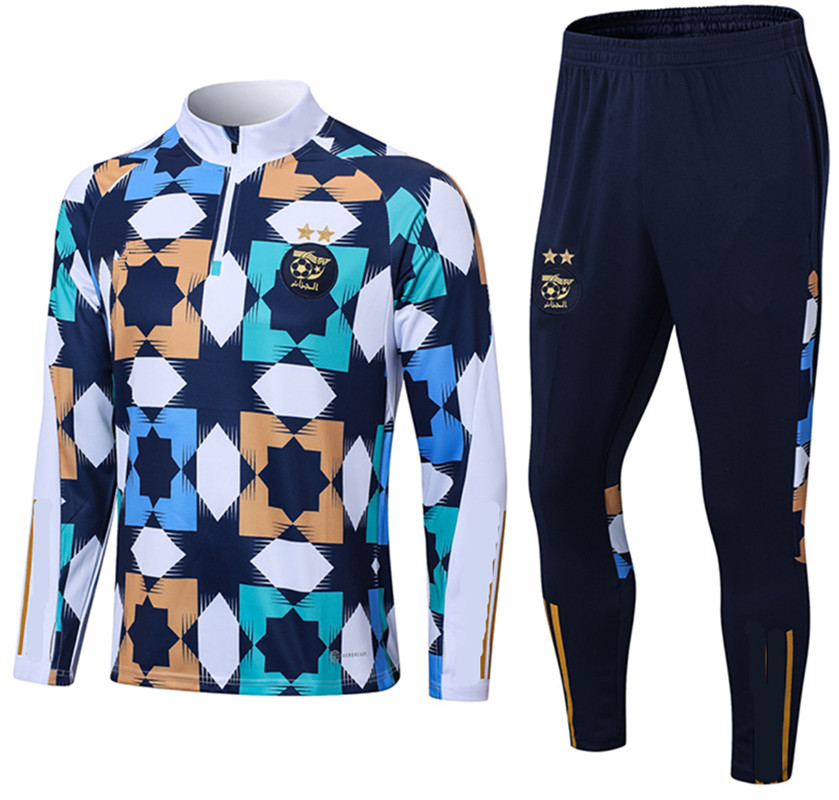 

22 23 Algeria Algerie mens kids football tracksuits training suit jacket kit 2022 2023 men soccer tracksuit set jogging jersey survetement foot chandal futbol