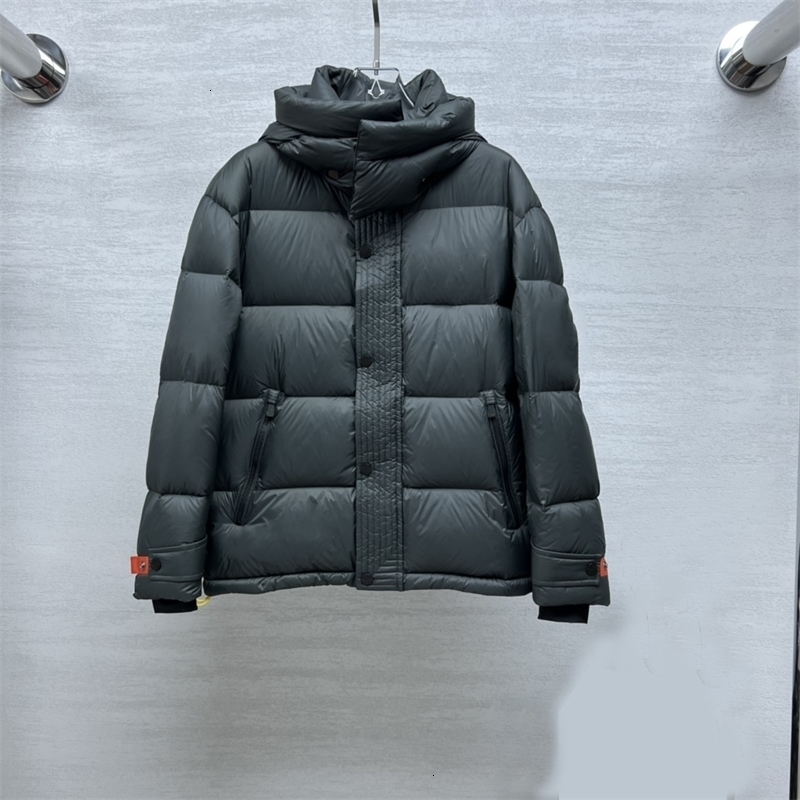 

Men's Down Parkas Winter Jacket Windproof Warm Zip Hoodie Elastic Cuffs Letter Printing Casual 9134680 ABA 221125