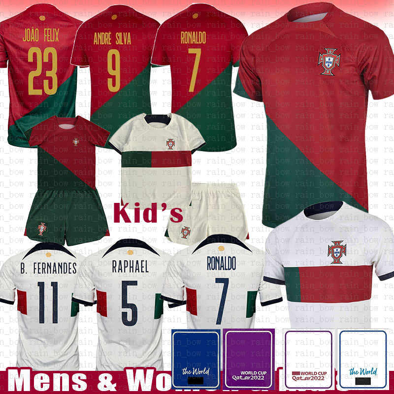 

Portugal New Soccer Jersey R O N A L D O Football Shirt B.FERNANDES JOAO FELIX ANDRE SILVA BERNARDO DIOGO J. PEPE DANILO RUBEN DIAS Grey, Patch+kids(size:xxs-xxl)putaoya