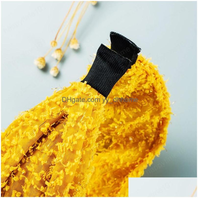 

Headbands Vintage Korean Bowknot Headband For Woman Elegant Center Twisted Widebrimmed Hairband Girls Washing Face Headpieces Drop D Dht5H