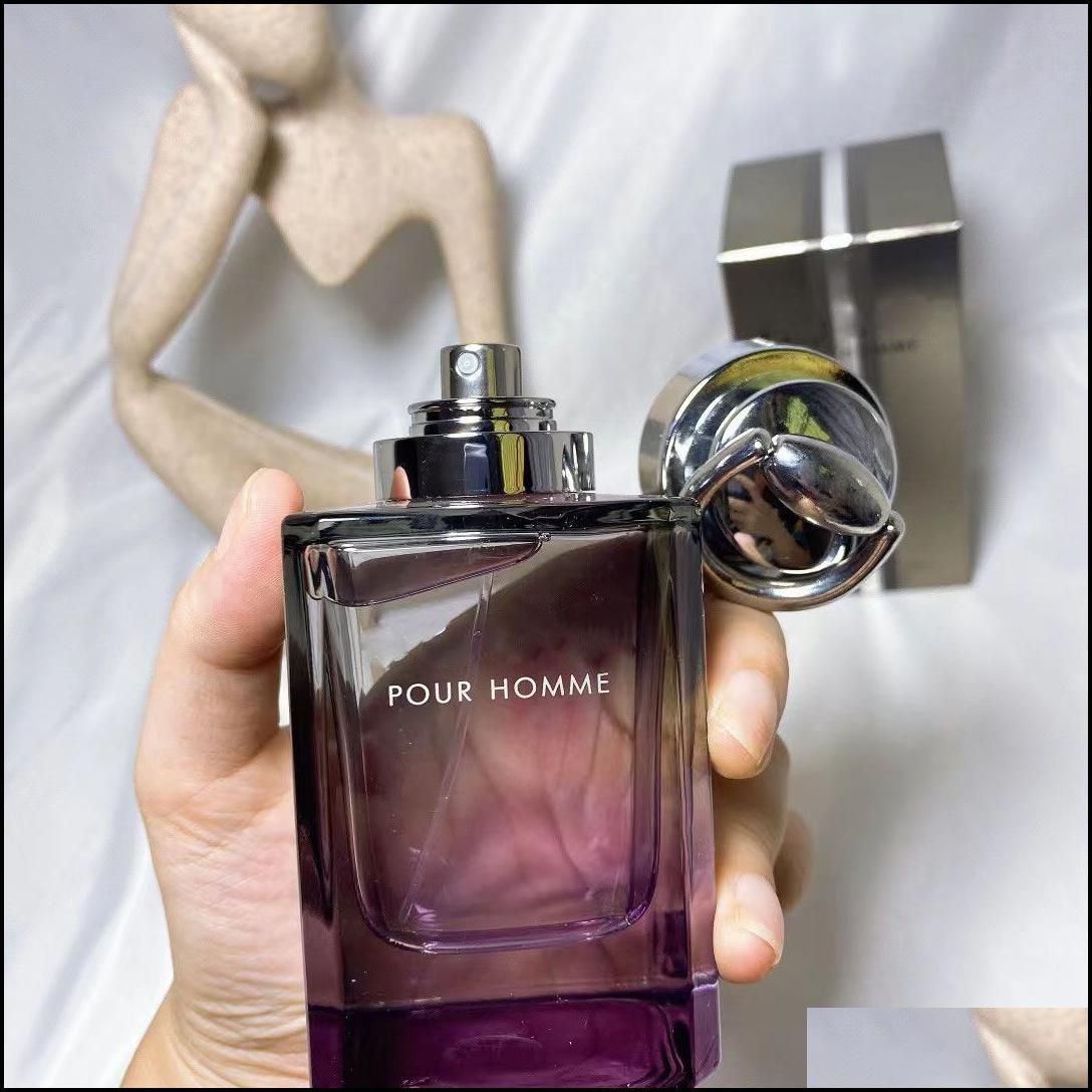 

men perfume 90Ml Pour Homme Eau De Toilette Spray good smell long time leaving boyfriend spray high version quality
