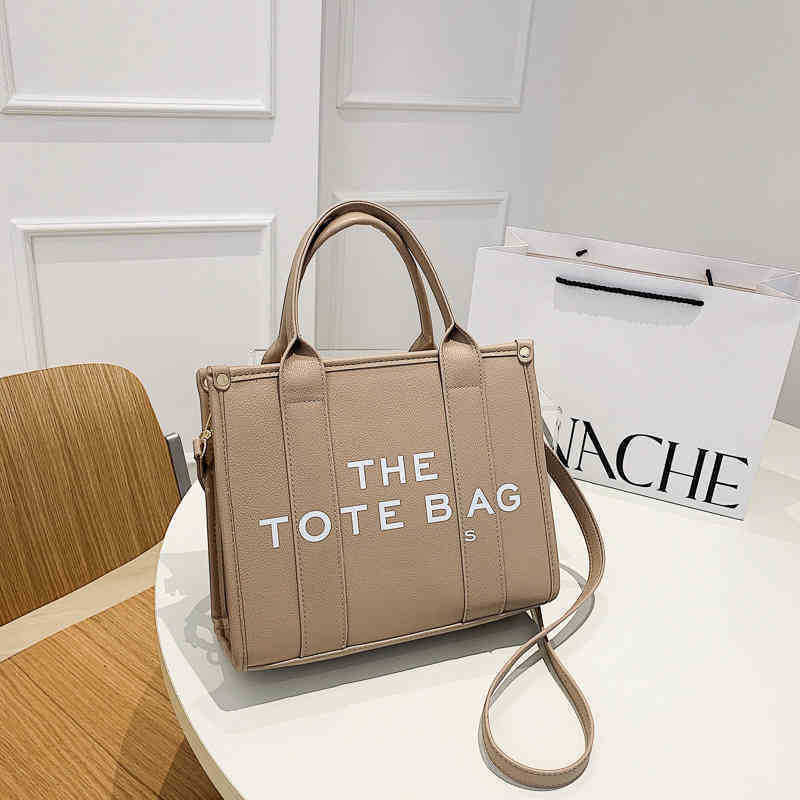 

Marc Tote Bags Designer Bag Women Leather Handbag Fashion Simple Shoulder Wallet Luxurious Shopping Crossbody Bags 221128, Black