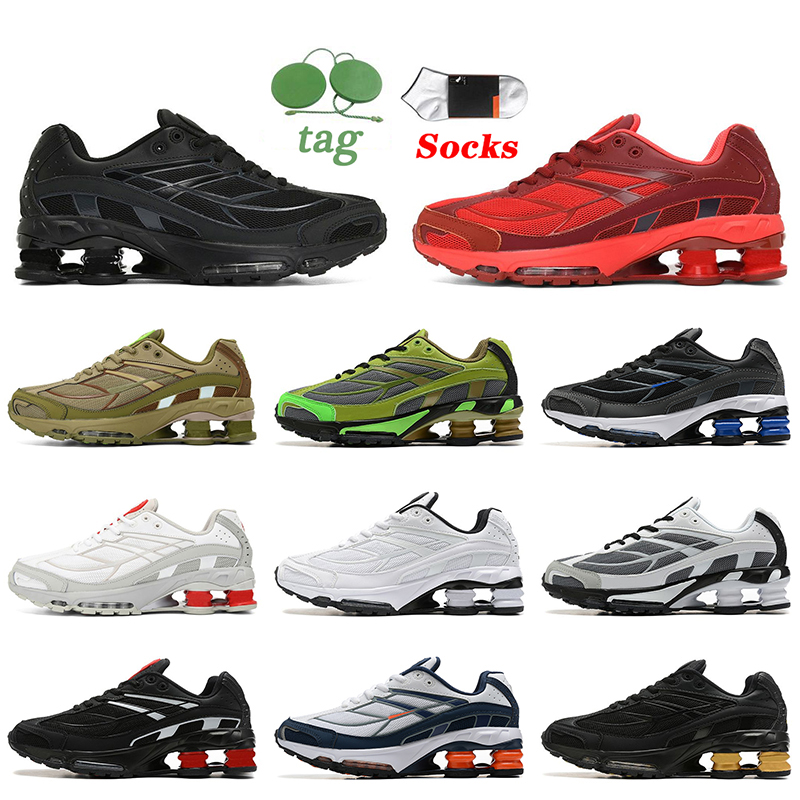 

Triple Black Speed Red Running Shoes Shox Ride 2 SP Medium Olive Navy Blue Green Outdoor Sports Trainers Big Size 46 Mesh Tennis Jogging Sneakers Runners, D50 black silver 40-46