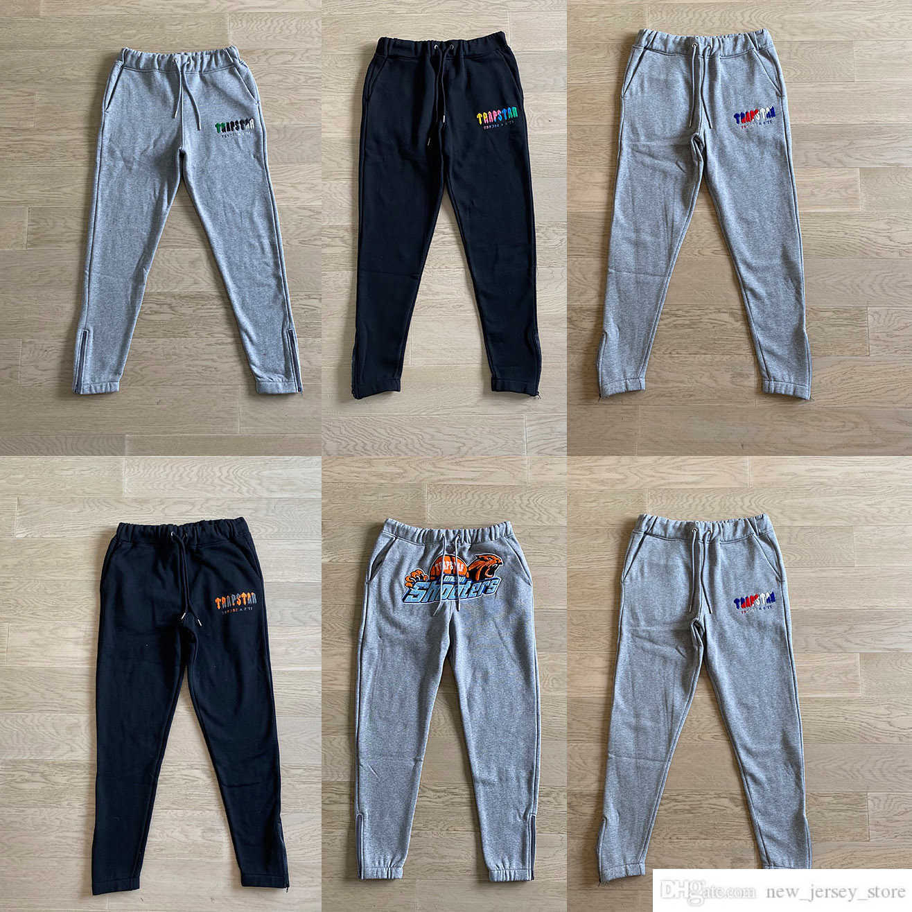

2022 Trapstar Autumn Winter tech fleece pants embroidery letters print Trousers Casual Sweatpants Men Women Jogger