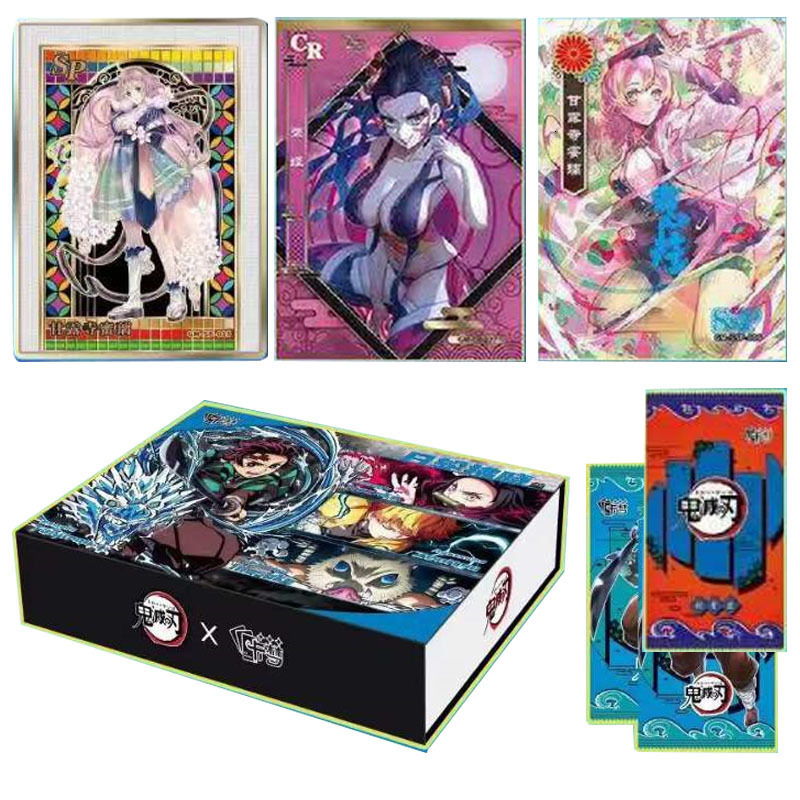 

Card Games Anime Demon Slayer Blade Flash SSP Kamado Tanjirou Nezuko Peripheral UR Rare Collection Christmas Gift 221125