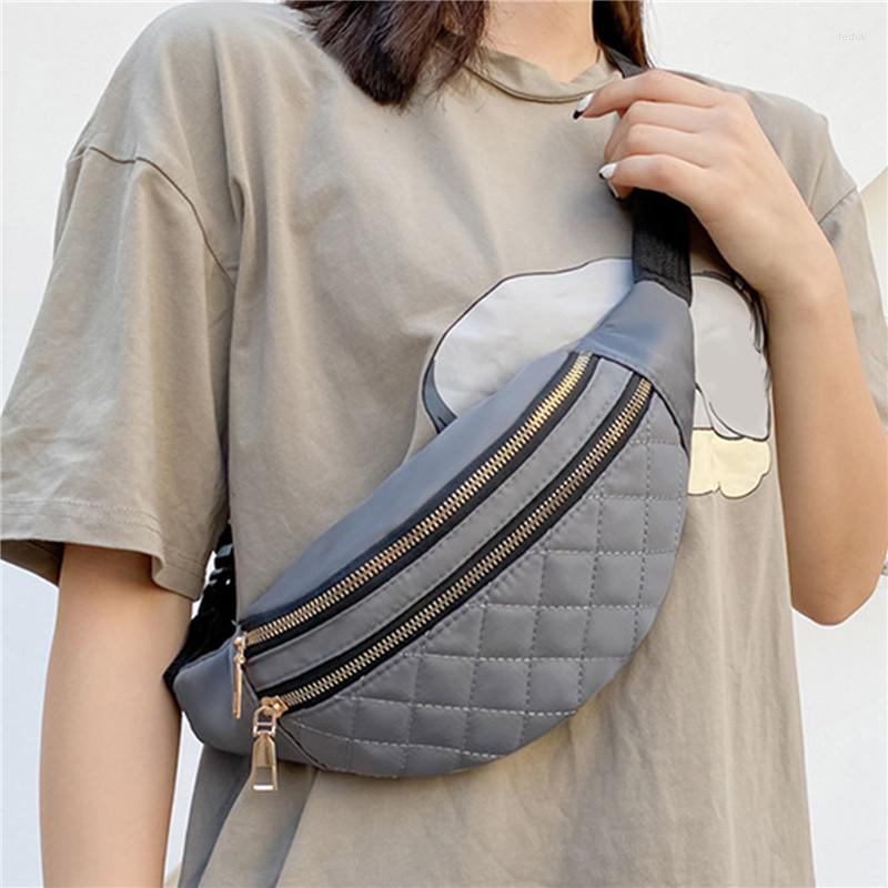 

Waist Bags Luxury Female Belt Bag Handbag Rhombus Pack Purse Fashion Outdoor Ladies Shoulder Crossbody Chest, Purple