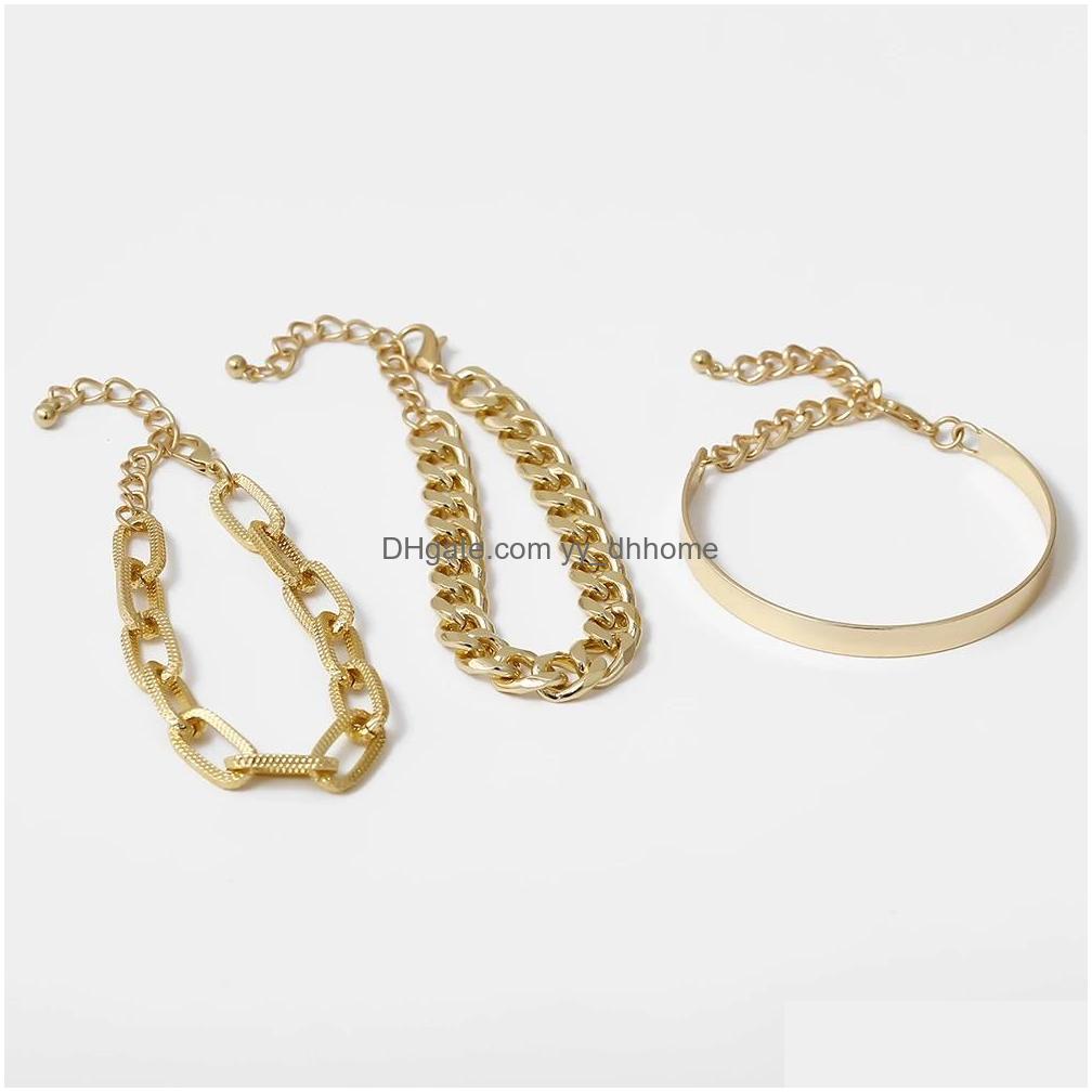 

Charm Bracelets Bohemian Gold Pearl Charms Bracelet Chains Mtilayer Bracelets For Girls Punk Jewelry 2021 Trend Lady Womens Drop Deli Dhpf8