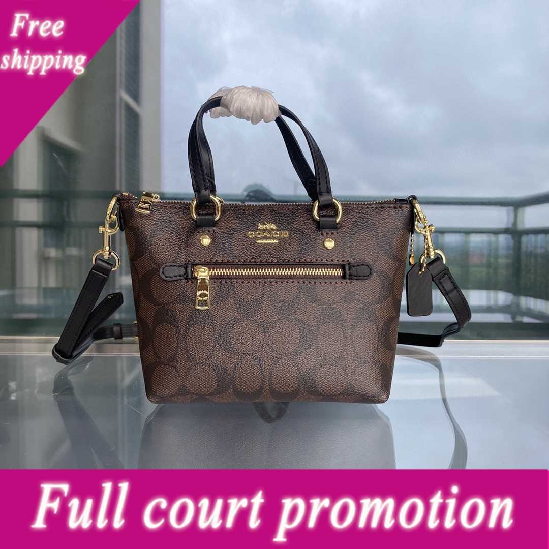 

Luxury Designer Bags Summer New Mini Zipper Small Tote Women's Bag Classic Old Flower Handheld One Shoulder Crossbody Dumpling, Old black flower