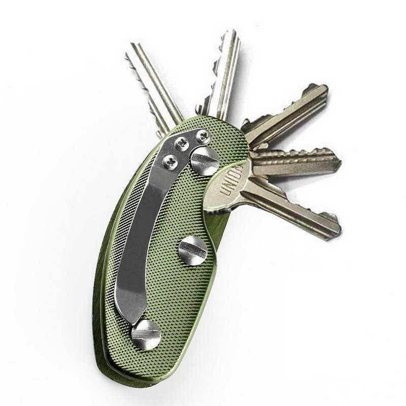 

EDC Convenient Key Holder Organizer Folder Clip Keyring Keychain Pocket Tool