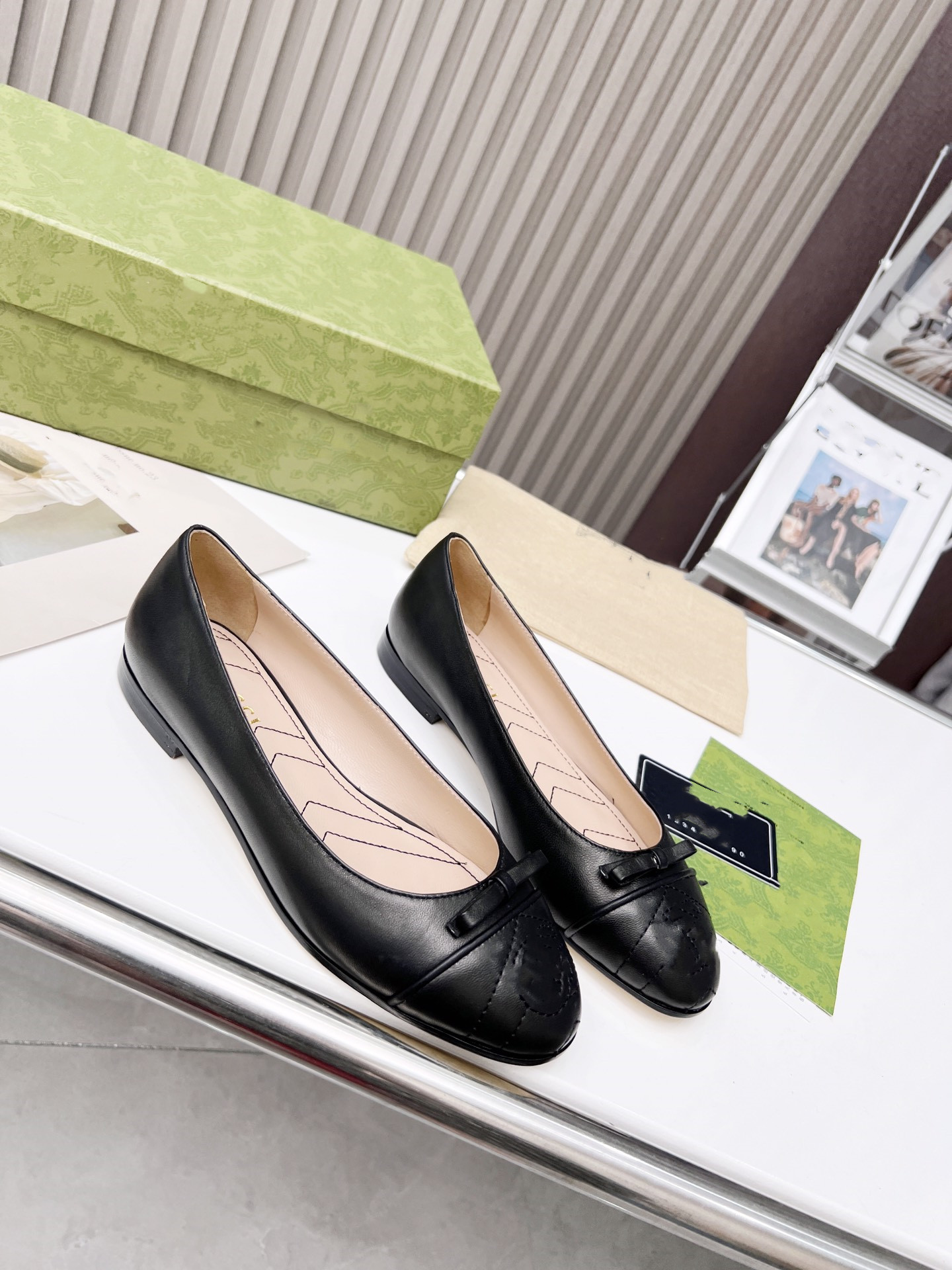 

SHOES G09 designer top version pure handmade custom 2022 new GUCS Gujia fashion women's single shoes