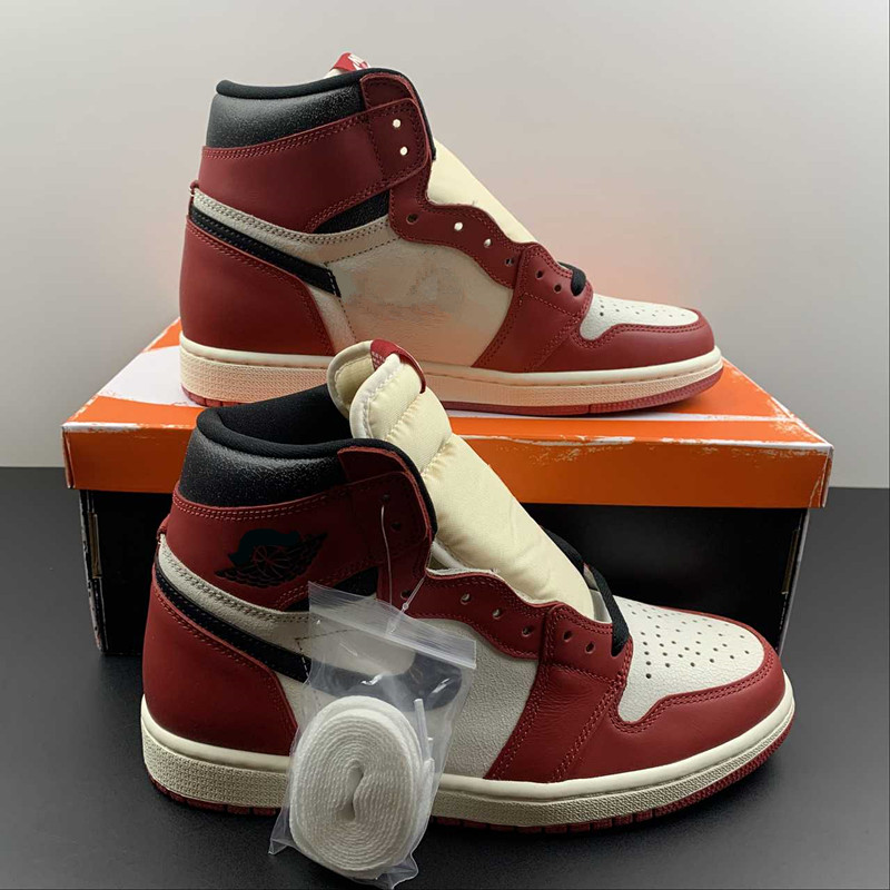 

2022 New Basketball Shoes Jumpman 1 Retros High OG 'Chicago Reimagined' Varsity Red/Black-Sail-Muslin DZ5485-612 Outdoor Sneaker Sports With Original Box