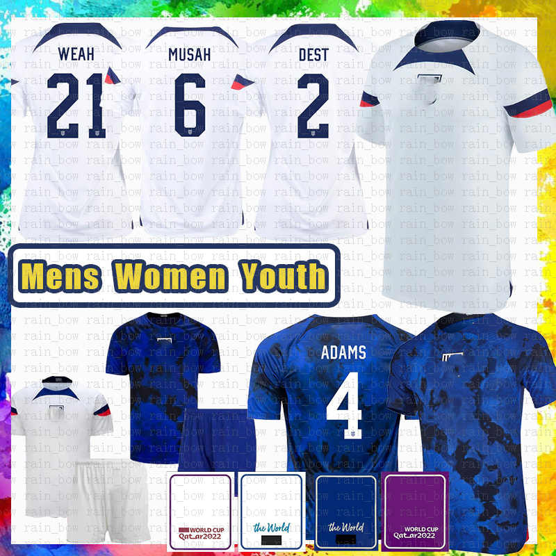 

USWNT USA New Soccer Jersey Rose Lavelle Football Shirt Megan Rapinoe Trinity Rodman Alex Morgan Sophia Smith Lindsey Horan Mallory Pugh Heath DUNN Ertz Gold, Mens(meiguo)