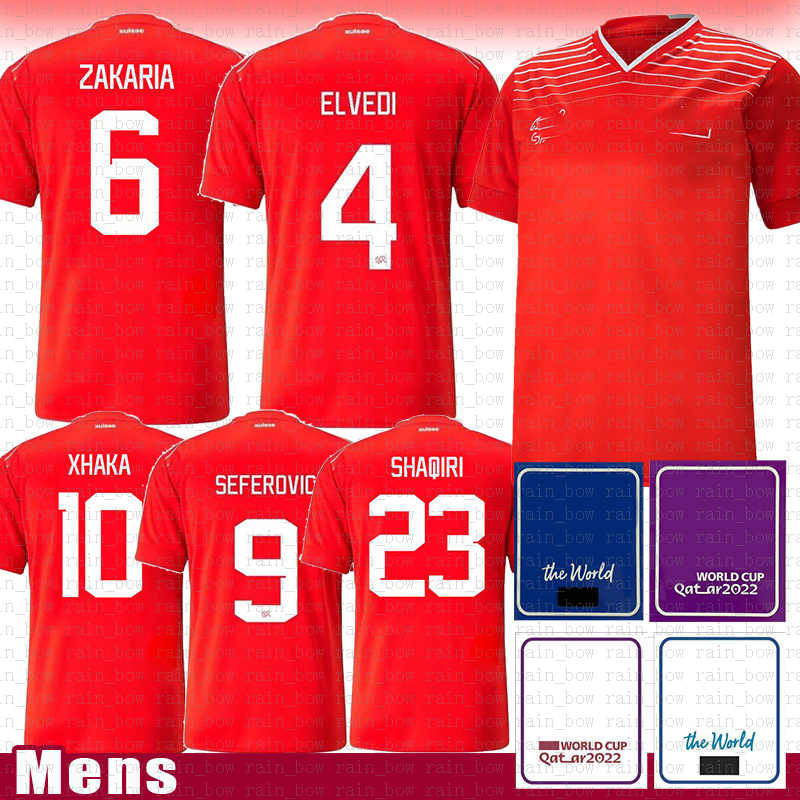 

Switzerland New Soccer Jersey KOEHN Football Shirt RODRIGUEZ COEMERT SCHAER ZAKARIA FREULER X H A K A FASSNACHT VARGAS Grey, Mens(ruishi)