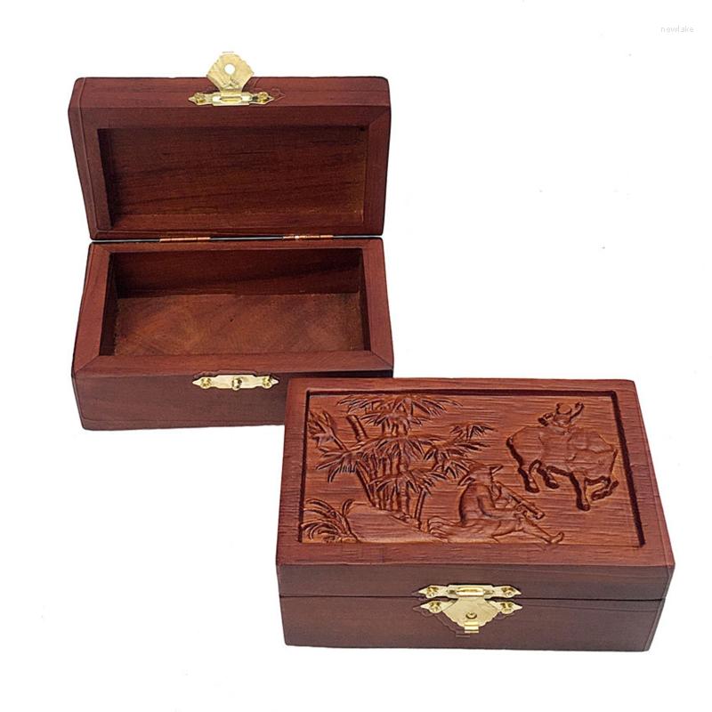 

Jewelry Pouches Wooden Box For Women Organizer Case Solild Wood Watches Necklace Ring Storage Holder Showcase
