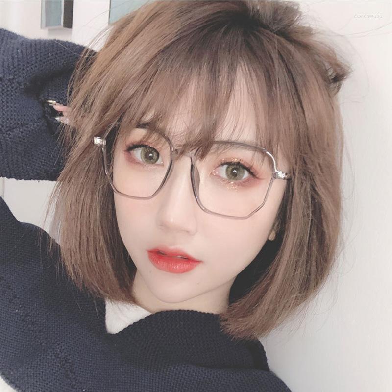 

Sunglasses Frames Fashion Anti Blue Light Glasses Women Computer Gaming Frame Myopia Rays Blocking Men Eye Protection Oversized UV400
