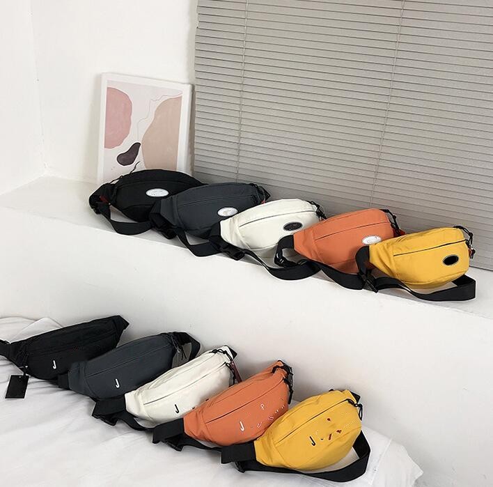 

Canvas Casual Waist Bag Unisex Fanny Pack Streetwear Chest Bag Hip Hop Banana Bags Quality Outdoor Big Belt Waists Packs, Mix color