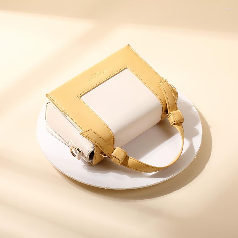 

Evening Bags Small Office Handbag Women Spring PU Leather Women's Designer Cover Flap Phone Bag Luxury Satchel Shoulder Crossbody Sling