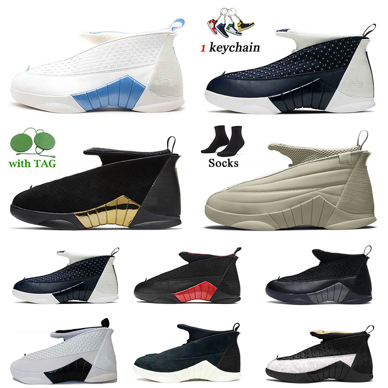 

TopQuality Women Mens Jumpman 15 15s Basketball Shoes Athletic XV Sneakers OG Columbia Bred Doernbecher Stealth White Black Suede j15 Trainers Sports Big Size 13