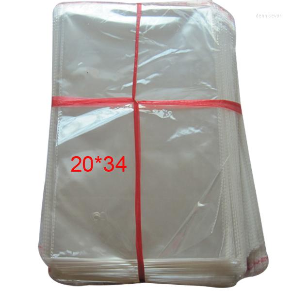 

Jewelry Pouches 200pcs / Lot Clear Self Adhesive Plastic Packaging Bags OPP 20 X 34cm Fit Glove Hat Packing