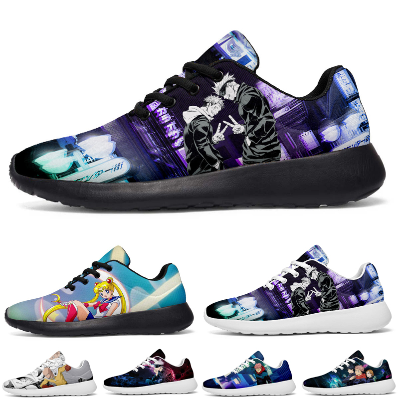 

Customs Shoes DIY Designer Anime Trainers Mens Womens Sneakers Customized Running shoes Jogging walking shoe runner Custom factory US5.5-11 breathable