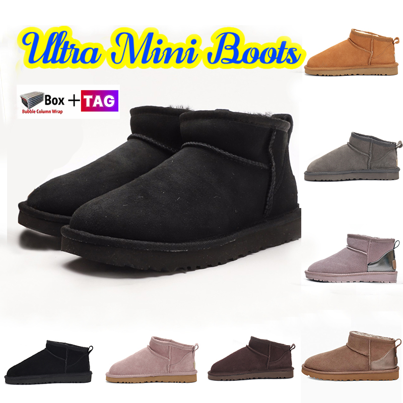 

Designer Half Ankle Boots Mens Australia booties Classic Ultra Mini platform Bootes Wool fashion Snow Boot warm men Sneaker shearing lining sheepskin Sneakers, 09-shoes box